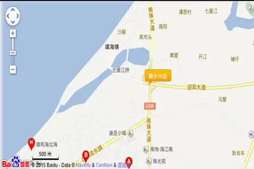 碧水半岛交通图电子地图