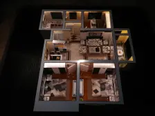 大两房精装修,拎包入住,配套齐全