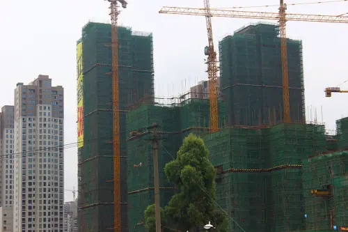 卓辉海港城实景图工程进度（2015.8.14）
