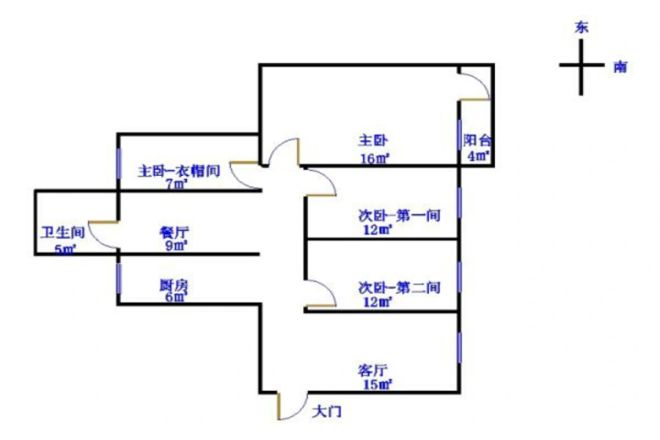 中院小区户型图