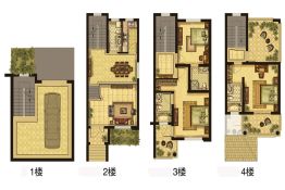 华洲青林湾5室2厅1厨6卫建面232.0㎡
