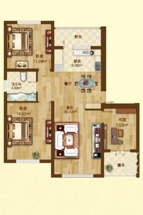 哈建小区户型图