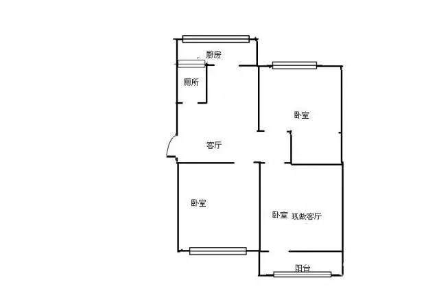粮油贸易宿舍户型图