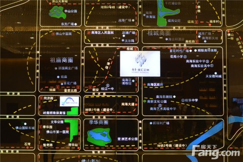 南海星汇云锦交通图项目区位交通图