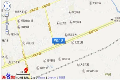 圣煌广场交通图电子地图