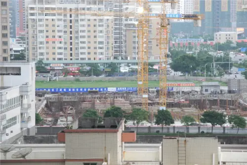 三盛四季公园实景图工程进度（2015-9-8）