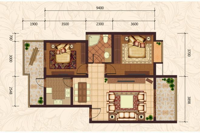 维罗纳小镇户型图