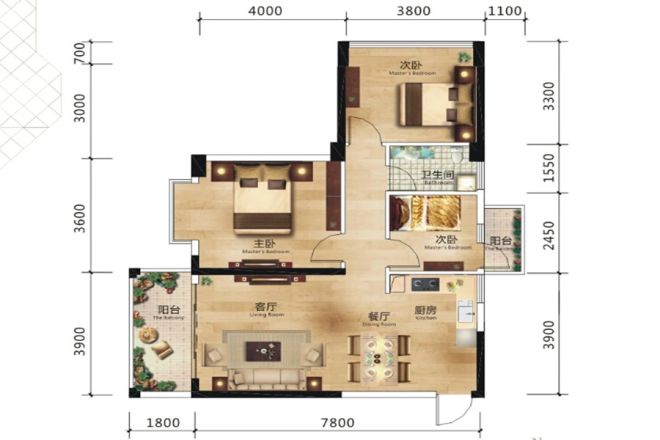 东昇时代户型图