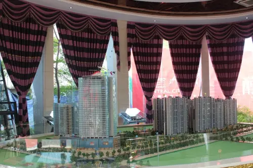 嘉盛名都实景图沙盘实景图2015-09-28