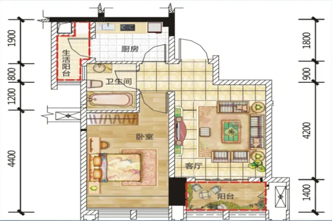 唐人街相府花园户型图