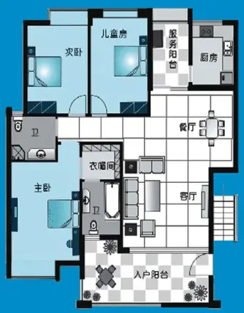 蔚蓝半岛户型图