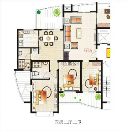 蔚蓝半岛户型图