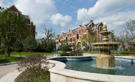 龙溪谷联排别墅纯毛坯,南花园南开门,只售295万.