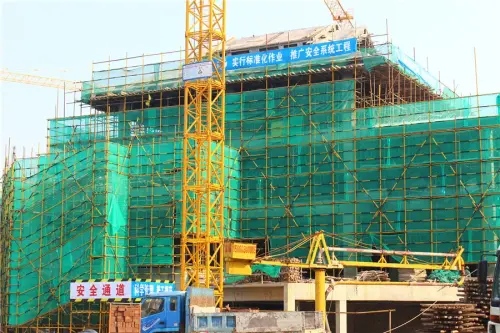 开元盛世广场实景图工程进度（2015.10.15）