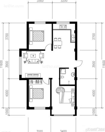中铁十三局家属小区户型图
