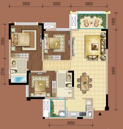 复地御香山户型图