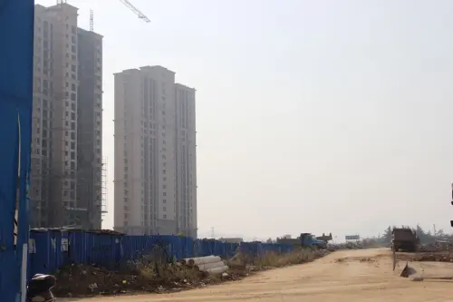 雅居乐涟山实景图工地实景图（2015-10-14）