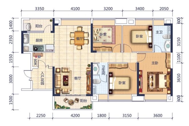 鸿潮·宝来华府户型图