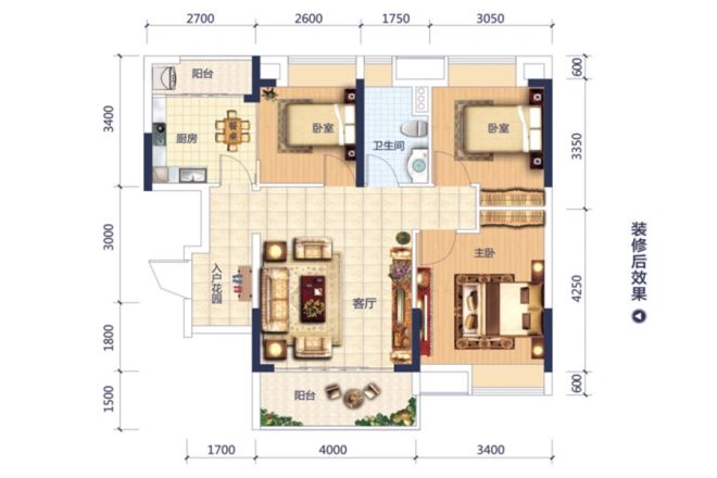 鸿潮·宝来华府户型图