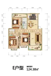 大明·锦绣铭郡3室2厅1厨2卫建面124.38㎡