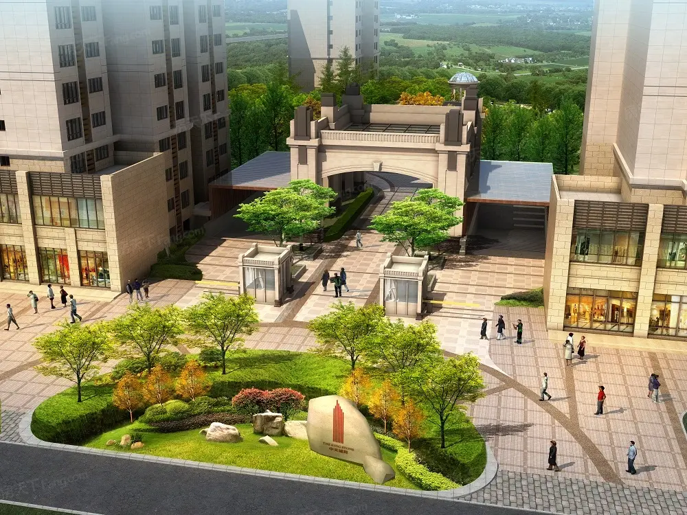 酒泉中天城苑实景图