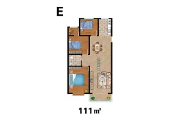 名郡·和顺府3室2厅1厨1卫建面111.0㎡