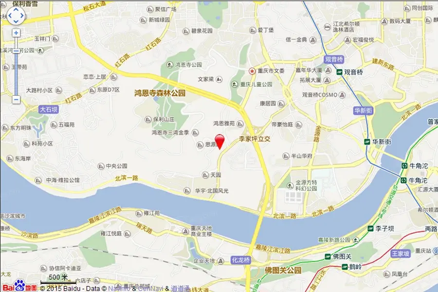 绿地海外滩交通图