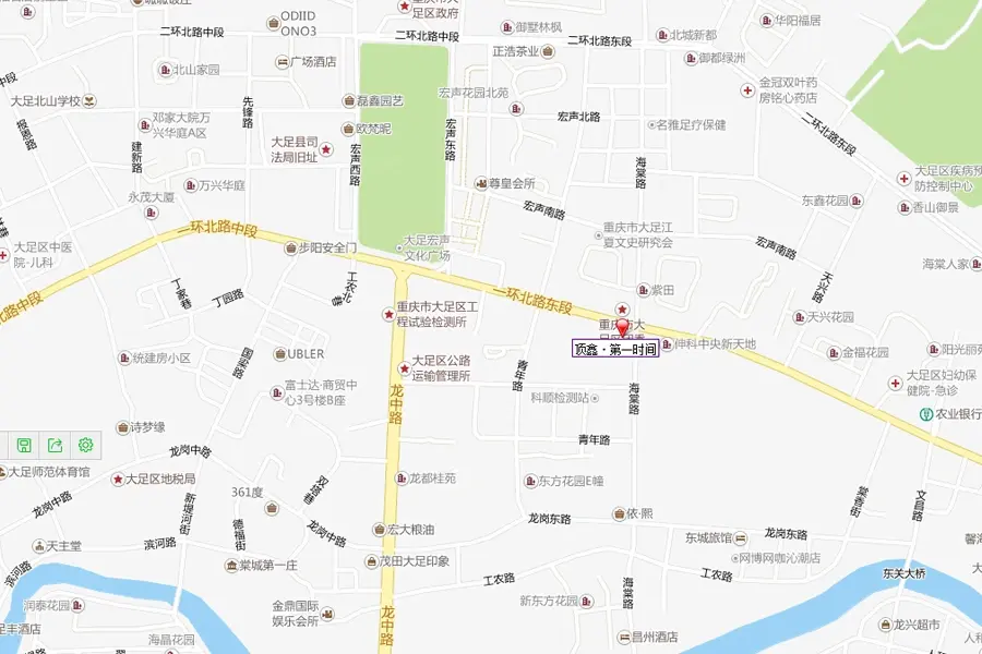 大足顶鑫·第一时间交通图