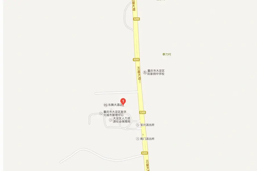 大足柏林广场交通图