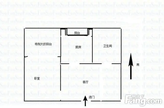 北合街省七局宿舍户型图