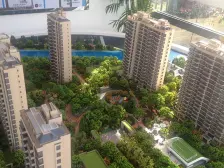 百平临河花园,总计三层,无遮挡采光明亮,四开间朝南