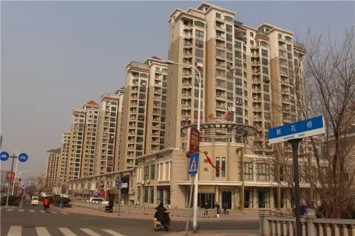 河畔花城实景图小区实景图（2016-02）