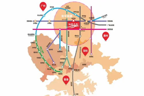 翔龙天地交通图区域图