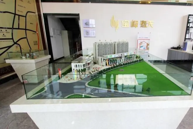 宝峰春天实景图