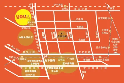 YOU乐城交通图区位图