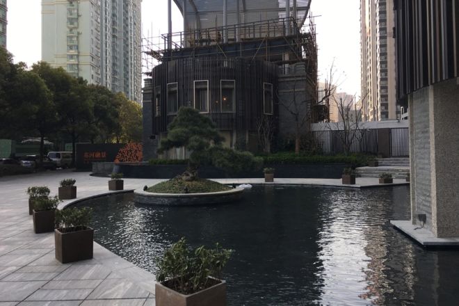 苏河融景实景图