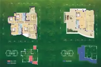 8#复式03、04户型4+1房2厅4卫