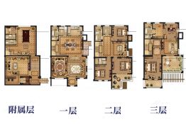 香颂湾6室4厅1厨5卫建面275.0㎡