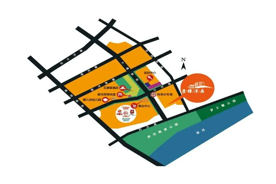 碧桂园银河城交通图