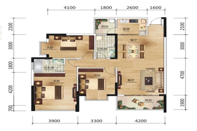 东昇时代户型图