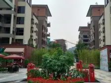 地铁口小区,低密度住宅,合院设计风格,南向房。