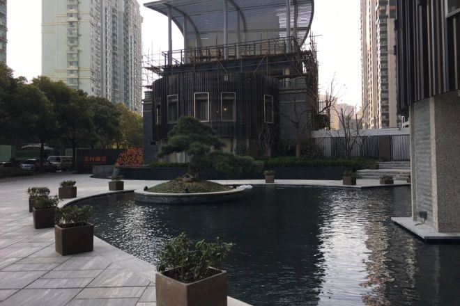 苏河融景实景图