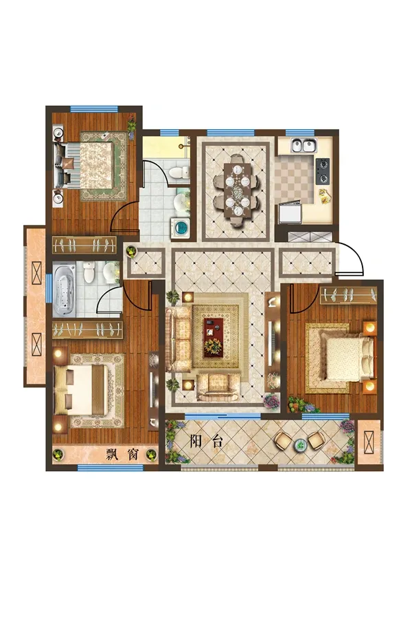 月桥花院户型图