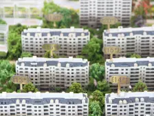 南北通透户型,双南四室,三面朝阳,大落地窗,海景好