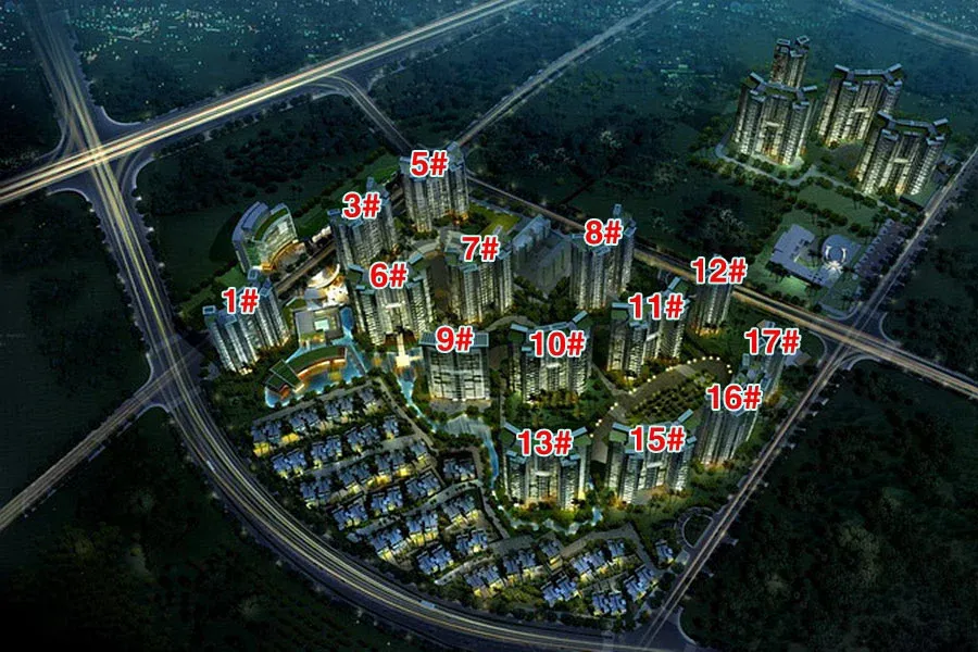 沙盘图拖动图片可以查看其它楼栋信息