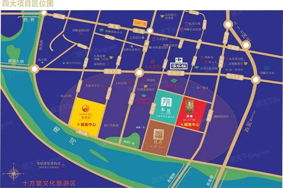 书院交通图