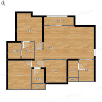 犀浦双地铁 精装套三双卫 带家具家电 直接可入住,成都郫都区犀浦傲城
