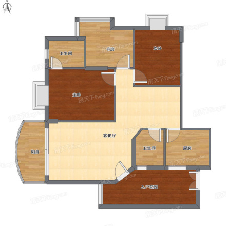 巫家坝 银海领域 银海雅苑 航空小区旁 精装3房 格局好亏本卖