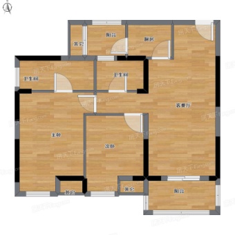 纯水岸东湖华侨城二期,95平精装修,家电齐全,,武汉武昌区东湖东亭纯